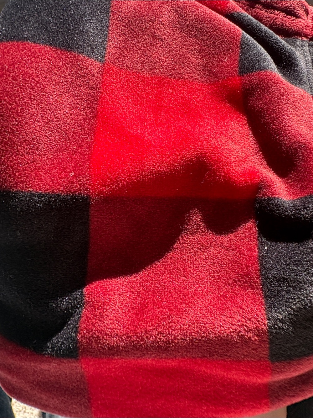 Cynthia Rowley Women's Red & Black Plaid Lounge Shorts - Picture 4 of 4